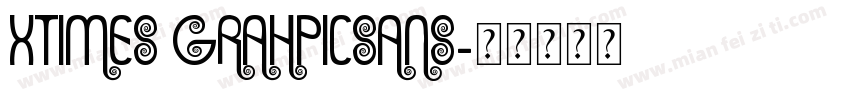 Xtimes Grahpicsans字体转换